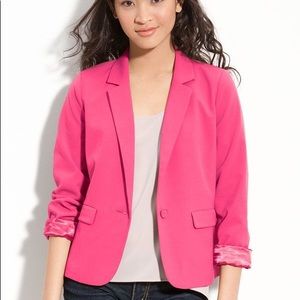 Frenchi fuchsia blazer.